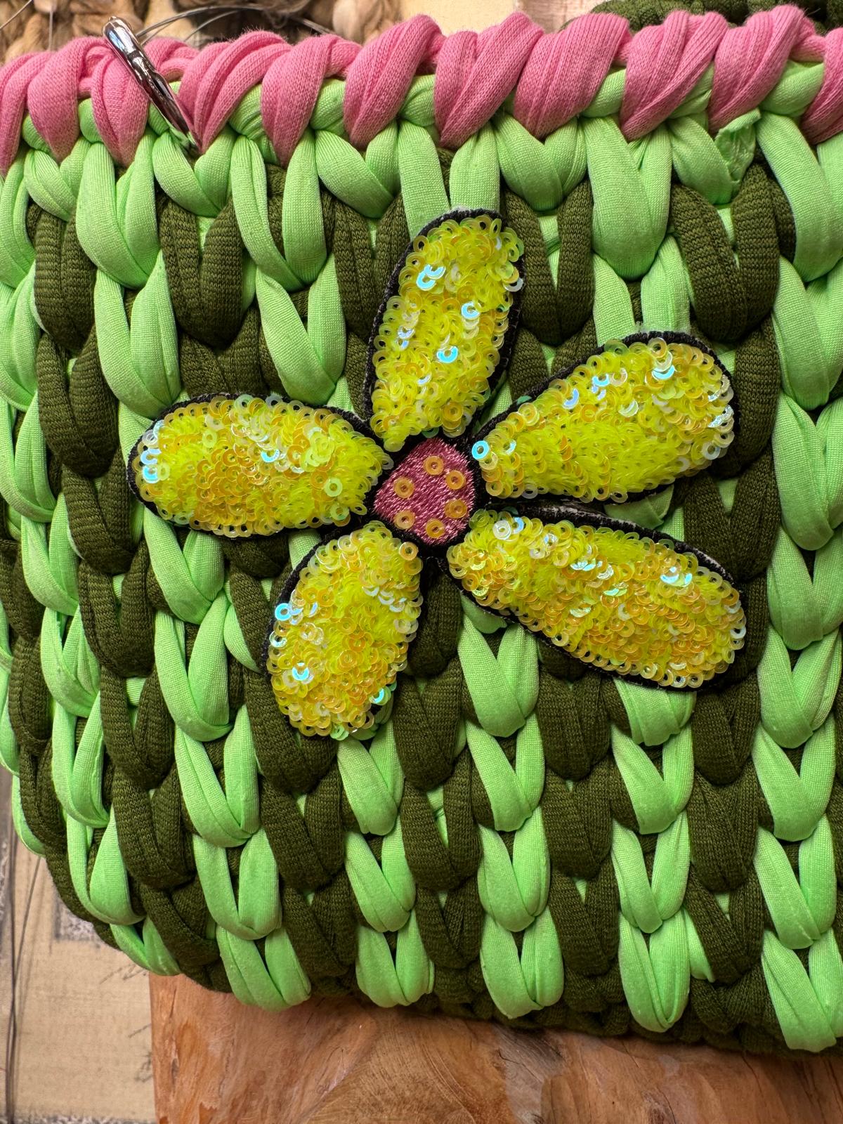 Crochet Wallet - Watermelon